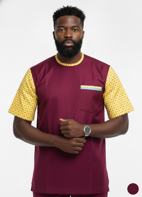 Chemise Homme - Élégance Afro-Moderne