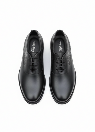 Richelieu en Cuir Noir Premium