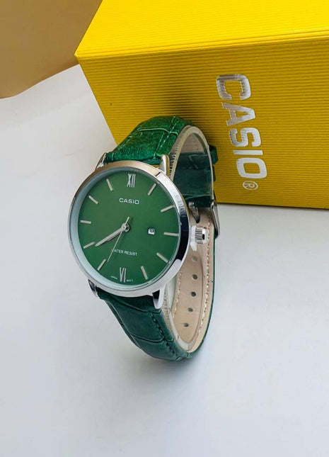 Montre Casio Classique Cadran Vert