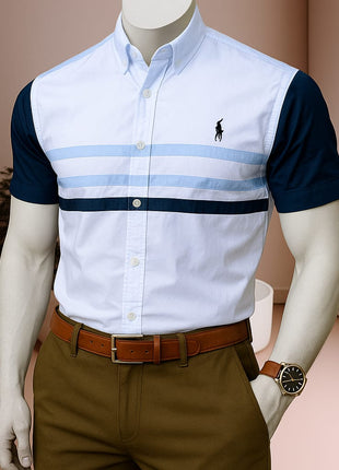 Chemise Homme Bicolore à Rayures