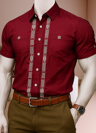 Chemise Homme Bicolore à Rayures