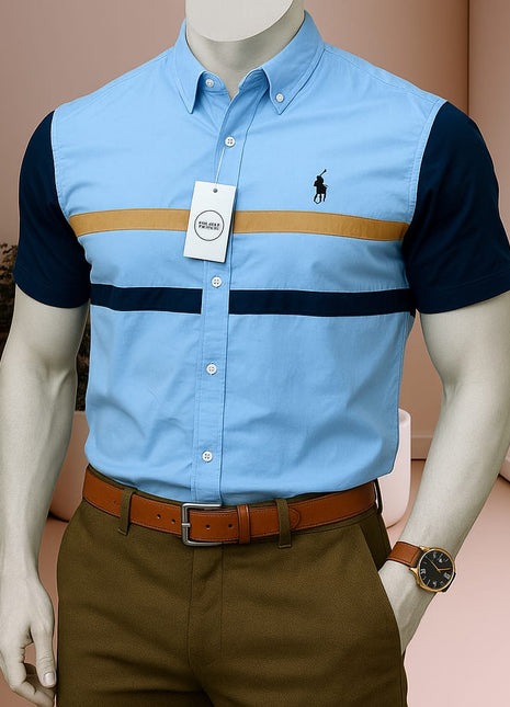 Chemise Homme Bicolore à Rayures