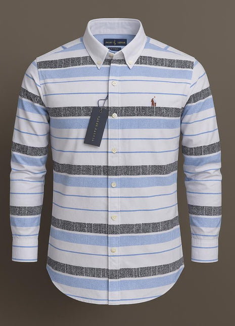 Chemise Rayée Texturée